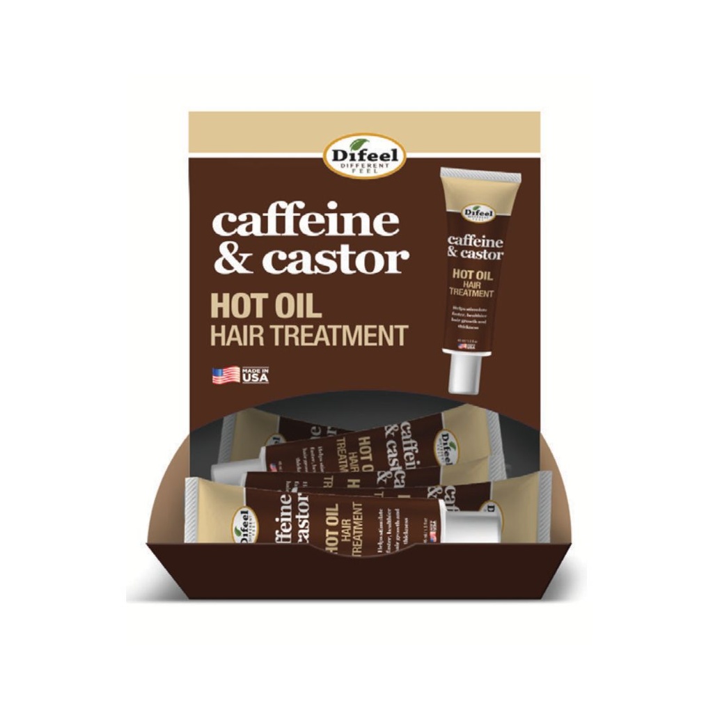 Caffeine Castor Hot Oil Treatment 45ml