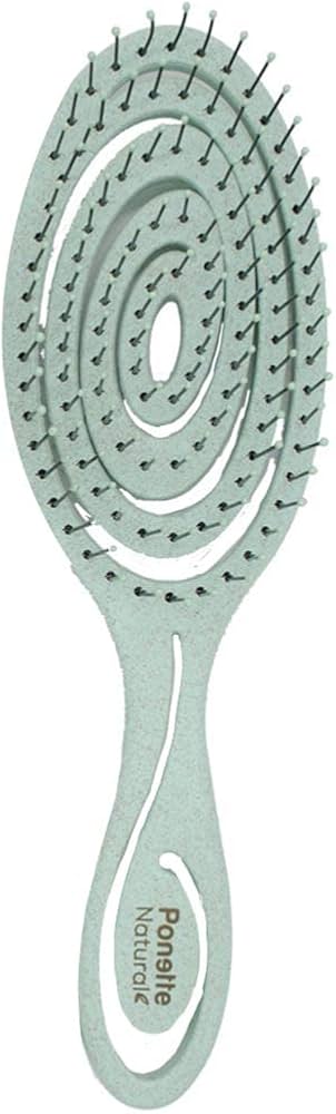 GENTLE MASSAGE HEALTH CARE HAIR BRUSH GREEN