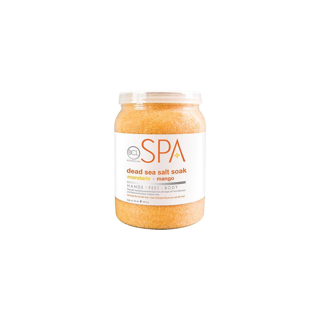 MANDARINA+MANGO DEAD SEA SALT SOAK 64OZ