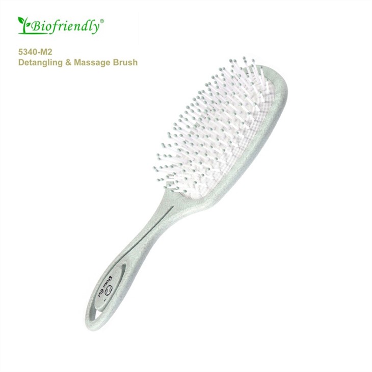 KIT CEPILLO BIOFRIENDLY 12 PZ MULTIFUNCTIONAL SCALP MASSAGE PADDLE BRUSH