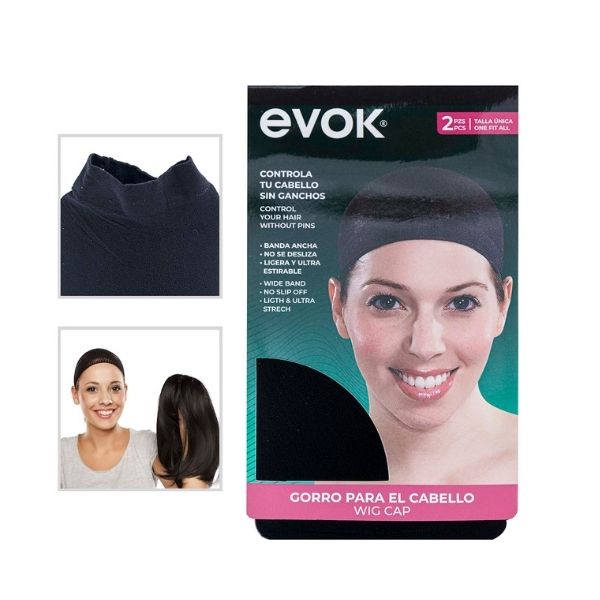 GORRO PARA CABELLO NEGRO 2PZA