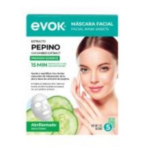 MASCARILLA FACIAL PEPINO 5 UNIDADES