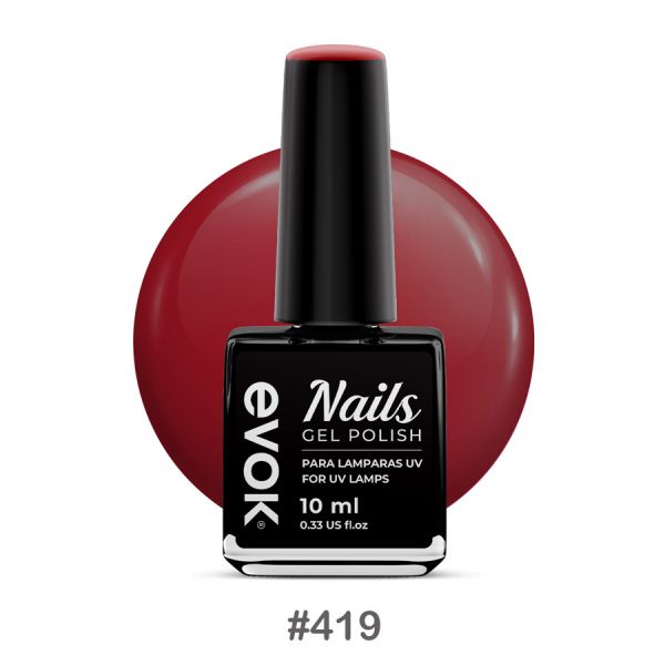 ESMALTE GEL ROJO#419