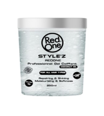 STYLE'Z PROFESSIONAL HAIR GEL - COCONUT OIL 236ML