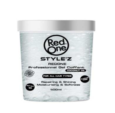 STYLE'Z PROFESSIONAL HAIR GEL - COCONUT OIL 483ML