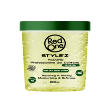 STYLE'Z PROFESSIONAL HAIR GEL -  OLIVE OIL 236ML