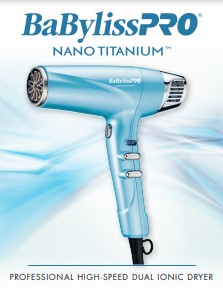 BaBylissPRO® BLOWER DUAL IONIC Nano Titanium™ 