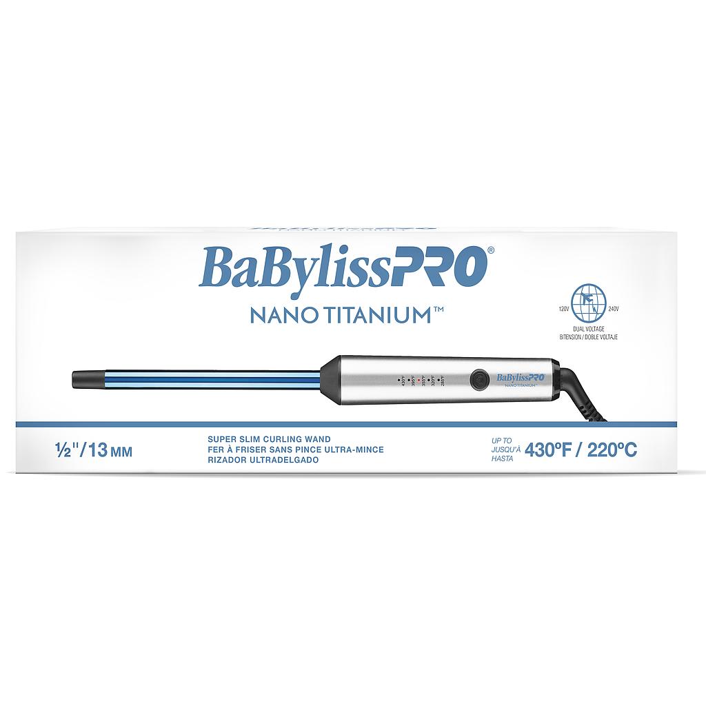 BaBylissPRO® TENAZA CURLING WAND 1/2' 13mm