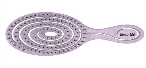 GENTLE MASSAGE HEALTH CARE HAIR BRUSH PURPLE