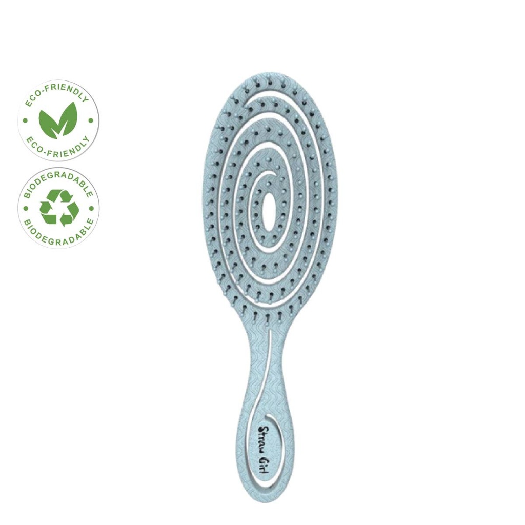 GENTLE MASSAGE HEALTH CARE HAIR BRUSH BLUE