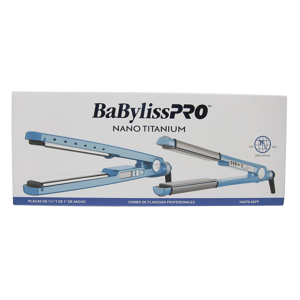 BaBylissPRO® COMBO FLAT  4091 1 1/4 + U 1 Nano Titanium™