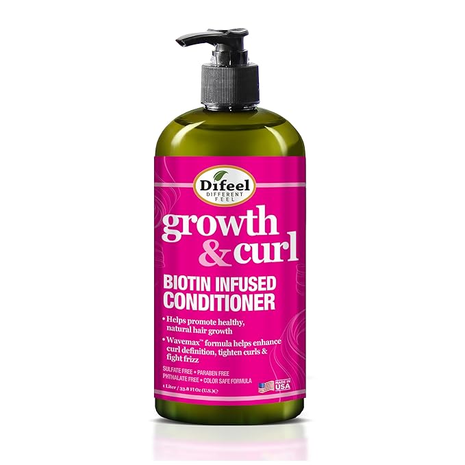 Growth and Curl Biotin Conditioner 12 oz