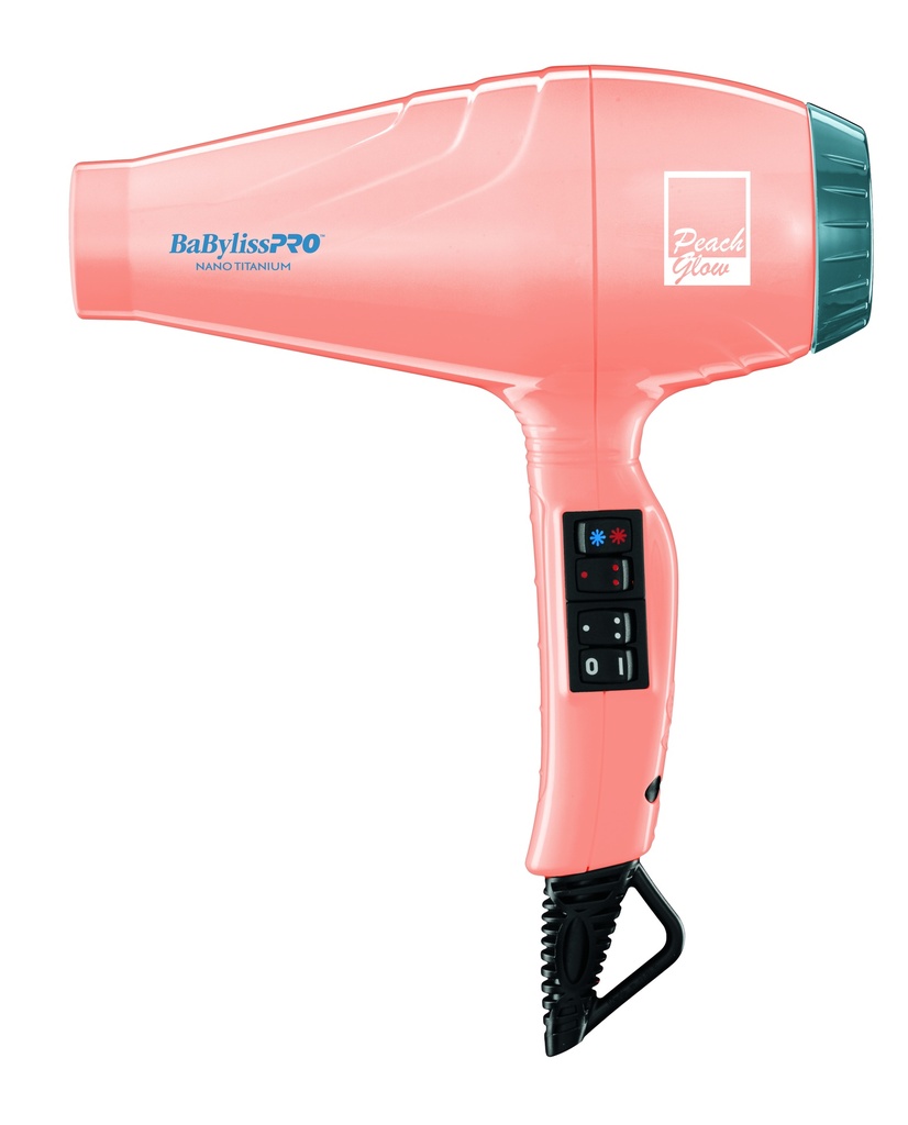 BaBylissPRO® BLOWER PEACH GLOW LIMITED EDITION 2000W (MELOCOTON Y AZUL)