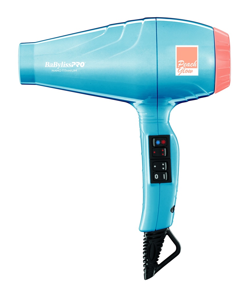 BaBylissPRO® BLOWER PEACH GLOW LIMITED EDITION 2000W (AZUL Y MELOCOTON)