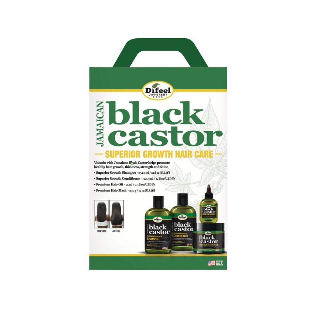 Jamaican Black Castor Superior Growth Sha12 + Cond12 + Oil + Mask Kit