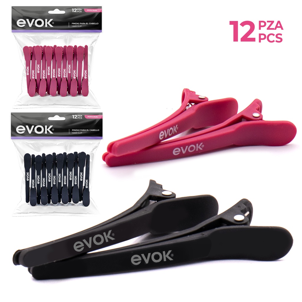 PINZA PARA CABELLO 12PCS