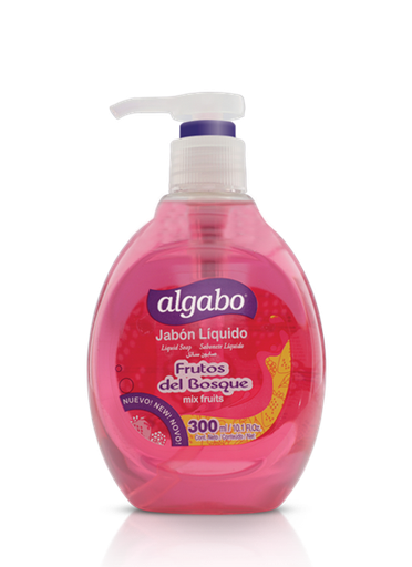 [6040893] ALGABO JABON LIQUIDO 300ML FRUTOS DEL BOSQUE