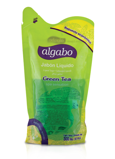 [6040887] ALGABO REPUESTO JABON LIQUIDO GREEN TEA