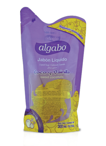 [6040896] ALGABO REPUESTO JABON LIQUIDO COCO Y VAINILLA