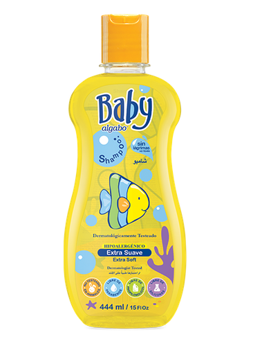 [3343441] ALGABO BABY SHAMPOO EXTRA SUAVE 444ML