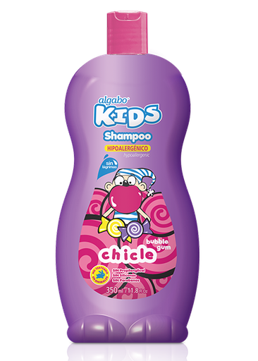 [6043104] ALGABO KIDS SHAMPOO CHICLE 350ML