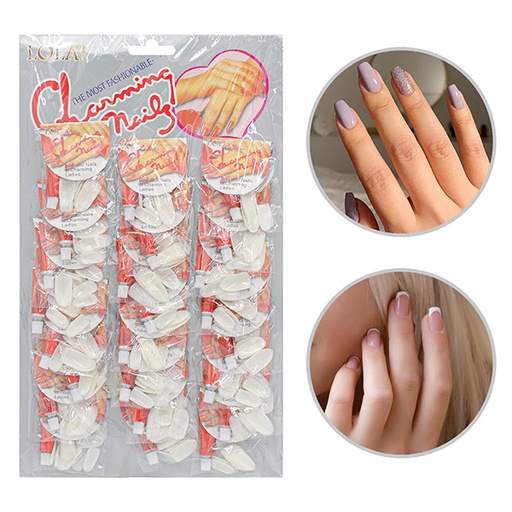 [MJE-K20-24] UÑAS POSTIZAS CARTON X 20