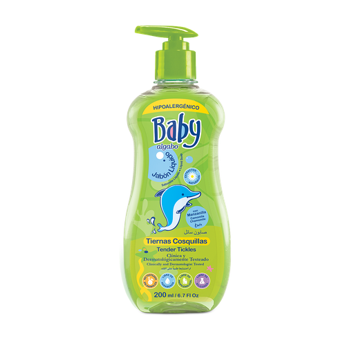 [3340362] ALGABO BABY JABON LIQUIDO TIERNAS COSQUILLAS 200 ML