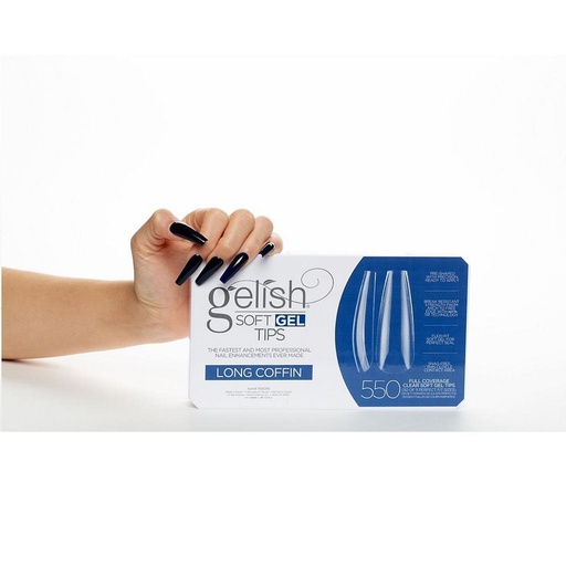 [GEL1168096] SOFT GEL LARGE COFFIN TIPS