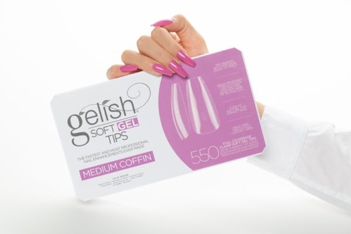 [GEL1168098] SOFT GEL MEDIUM COFFIN TIPS