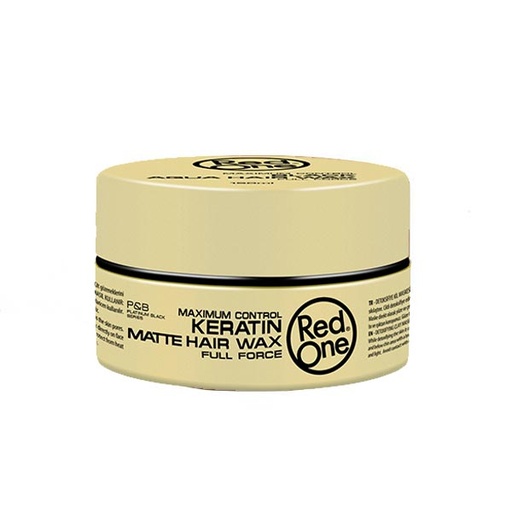 [RO8541] AQUA HAIR WAX FULL FORCE MATTE KERATIN 150ML