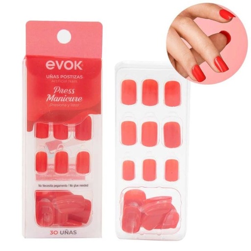 [EV-MJE-33] UÑAS POSTIZAS NO GLUE RED