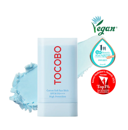 [TC0041] TOCOBO COTTON SOFT SUN STICK SPF50+ PA++++ 19GR