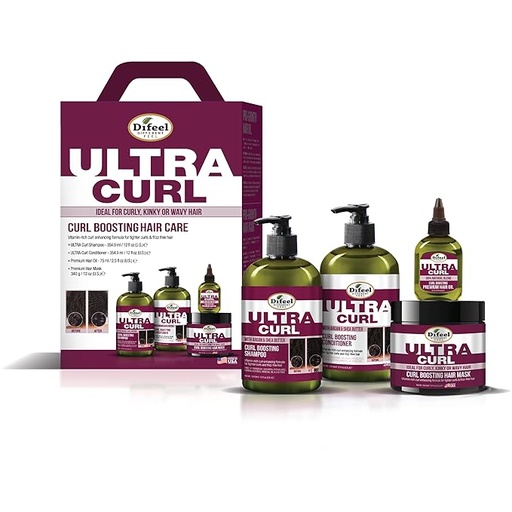 [DI0868] Ultra Curl Boosting Sha12 + Con12 + Oil + Mask Kit